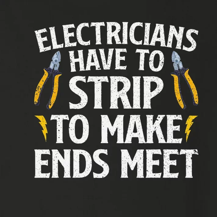 Funny Electrician Electrician Electrical Tools Toddler Long Sleeve Shirt