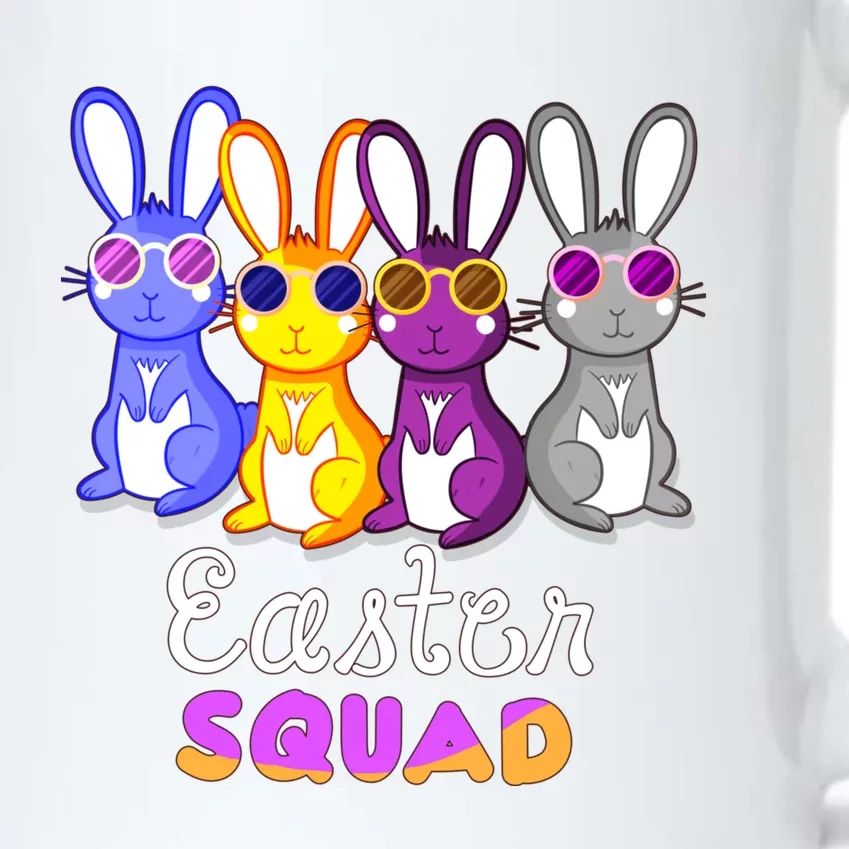 Funny Easter Egg Hunt Bunny Squad Rabbit Gift Black Color Changing Mug