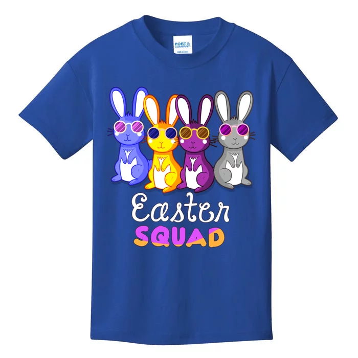 Funny Easter Egg Hunt Bunny Squad Rabbit Gift Kids T-Shirt