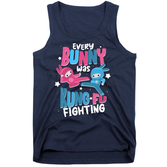 Funny Easter Every Bunny Was Kung Fu Fighting Tank Top