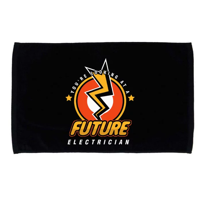 Future Electricians Electrical Engineer Student Microfiber Hand Towel