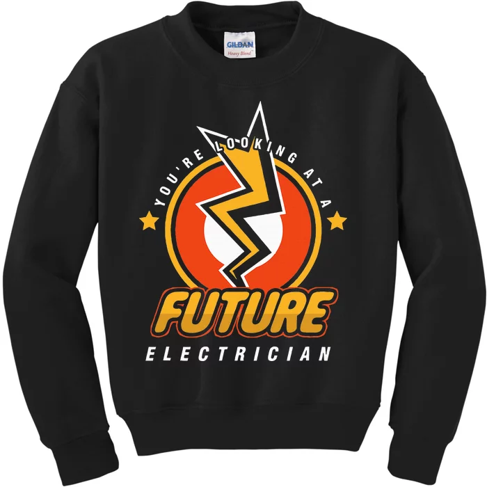 Future Electricians Electrical Engineer Student Kids Sweatshirt