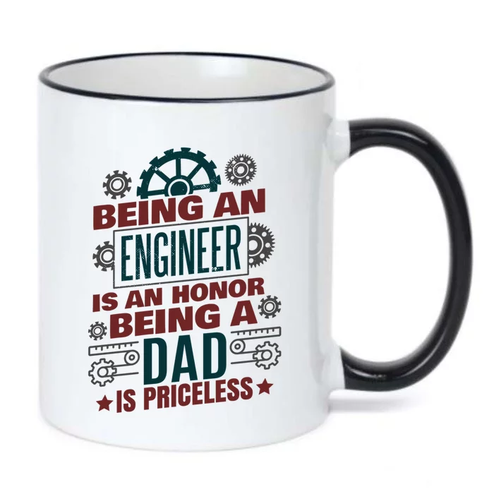 Funny Engineering Engineer Dad Gift Black Color Changing Mug