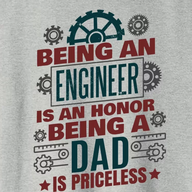 Funny Engineering Engineer Dad Gift Women's Crop Top Tee