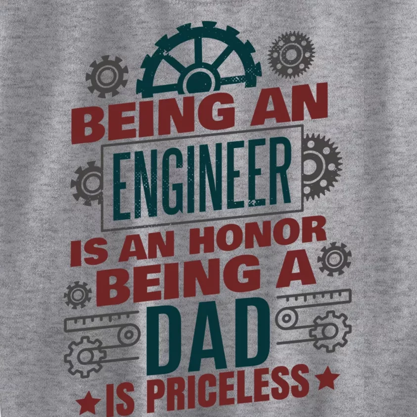 Funny Engineering Engineer Dad Gift Kids Sweatshirt