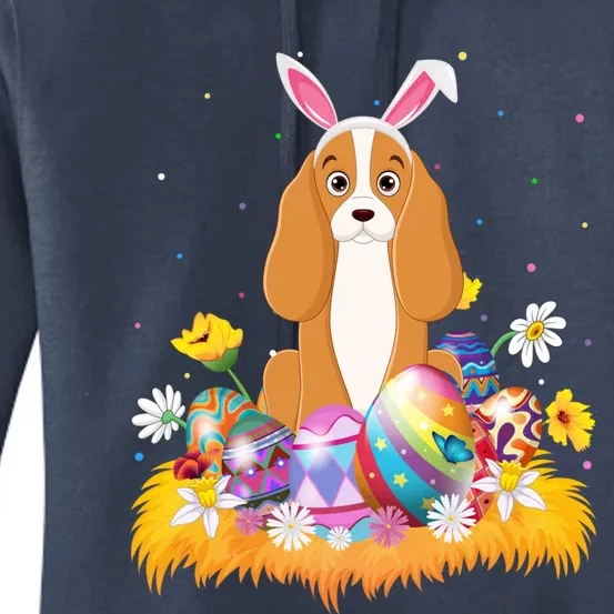 Funny Easter Egg Lover Cocker Spaniel Dog Easter Sunday Funny Gift Women's Pullover Hoodie