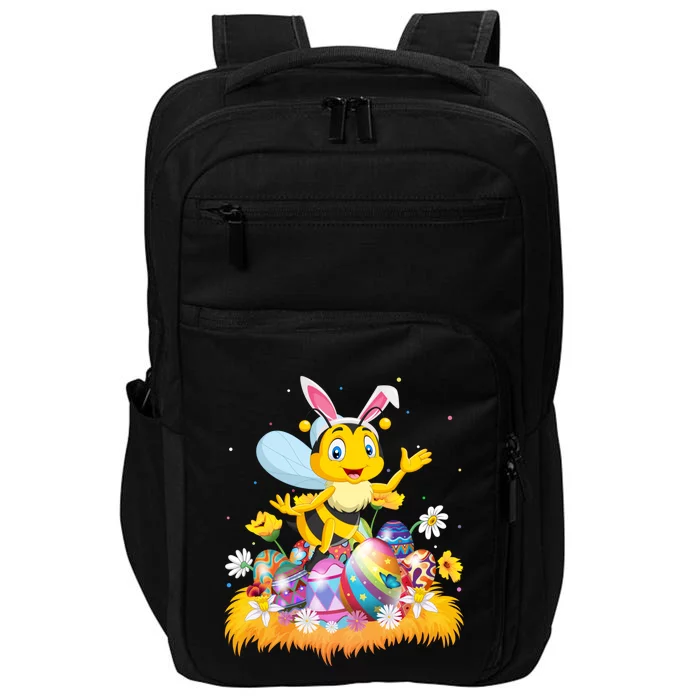 Funny Easter Egg Lover Cute Bee Easter Sunday Cute Gift Impact Tech Backpack