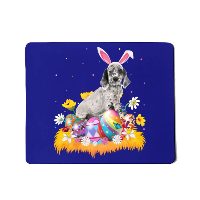 Funny Easter Egg Lover English Setter Dog Easter Sunday Gift Mousepad