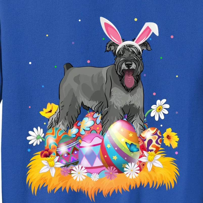 Funny Easter Egg Lover Miniature Schnauzer Dog Easter Sunday Gift Tall Sweatshirt