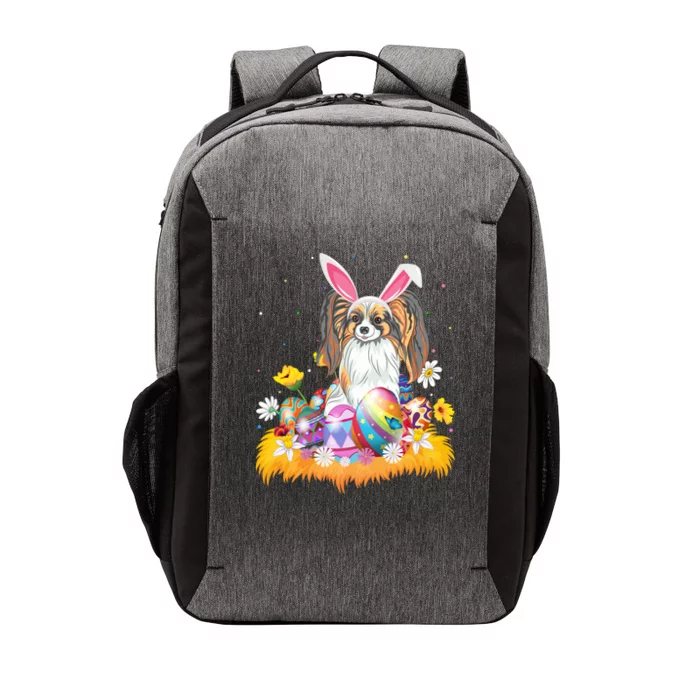 Funny Easter Egg Lover Papillon Dog Easter Sunday Gift Vector Backpack