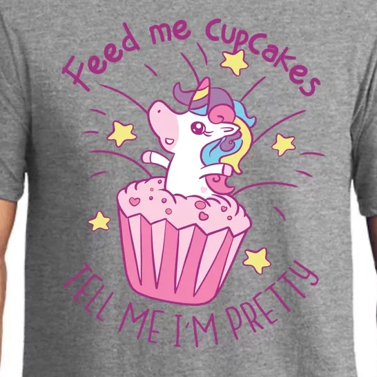 Feed Me Cupcakes Tell Me I'm Pretty Pajama Set