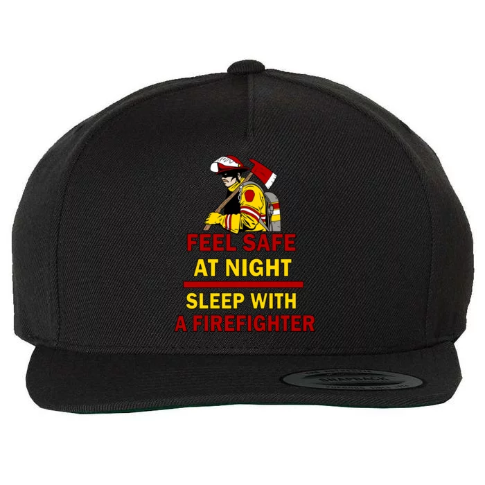 Feel Safe At Night Sleep With A Firefighter Wool Snapback Cap