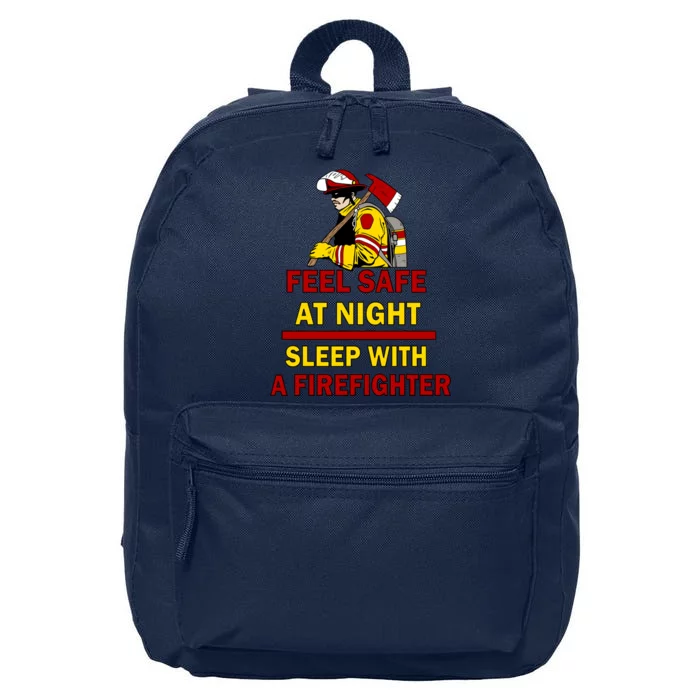 Feel Safe At Night Sleep With A Firefighter 16 in Basic Backpack