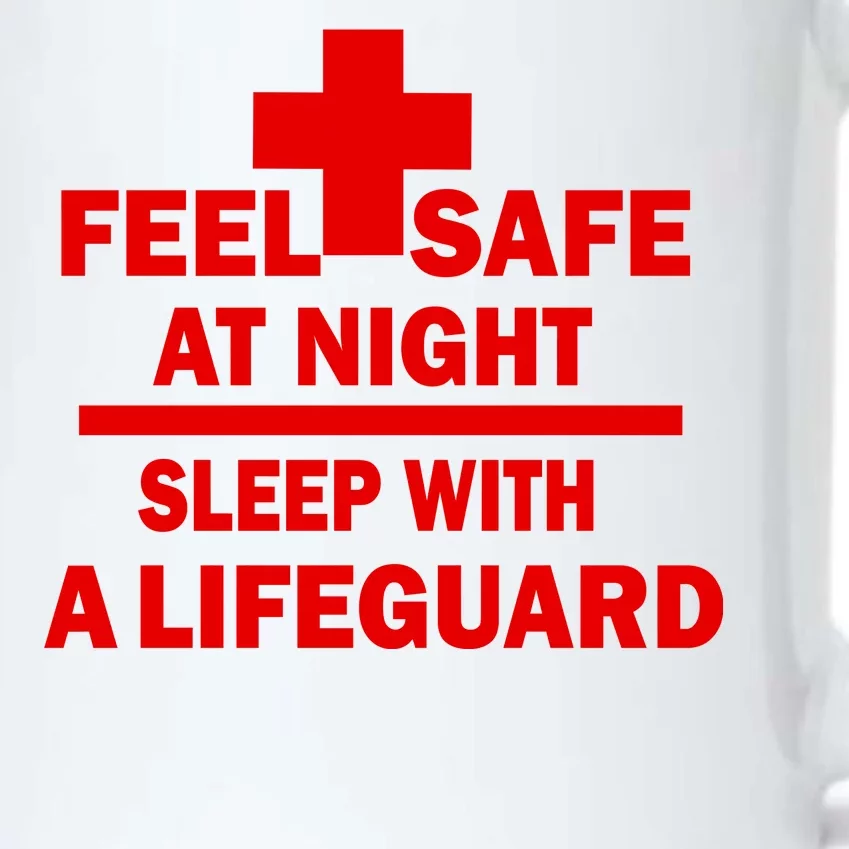 Feel Safe At Night Sleep With A Lifeguard Black Color Changing Mug