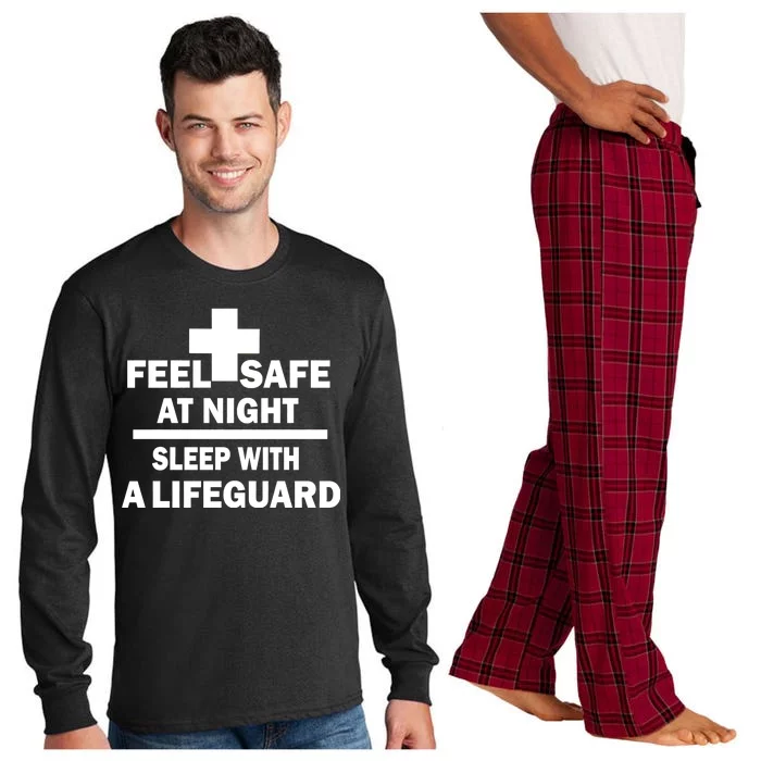 Feel Safe At Night Sleep With A Lifeguard Long Sleeve Pajama Set