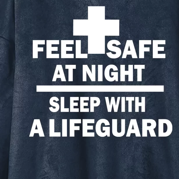 Feel Safe At Night Sleep With A Lifeguard Hooded Wearable Blanket