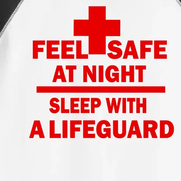 Feel Safe At Night Sleep With A Lifeguard Toddler Fine Jersey T-Shirt