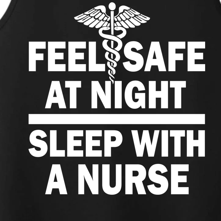 Feel Safe At Night Sleep With A Nurse Performance Tank