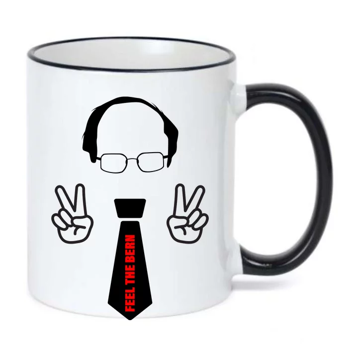 Feel The Bern Black Color Changing Mug