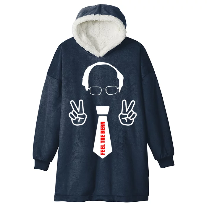 Feel The Bern Hooded Wearable Blanket