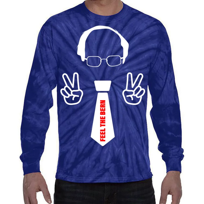 Feel The Bern Tie-Dye Long Sleeve Shirt