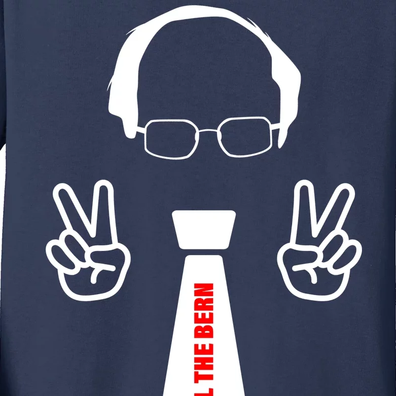 Feel The Bern Kids Long Sleeve Shirt