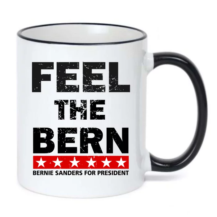 Feel The Bern Bernie Sanders Black Color Changing Mug