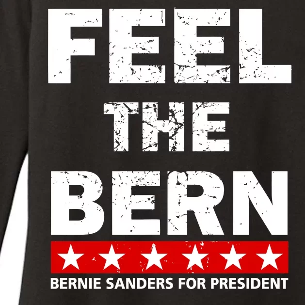 Feel The Bern Bernie Sanders Womens CVC Long Sleeve Shirt