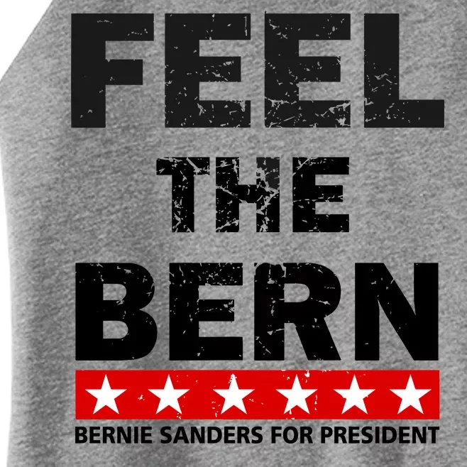 Feel The Bern Bernie Sanders Women’s Perfect Tri Rocker Tank