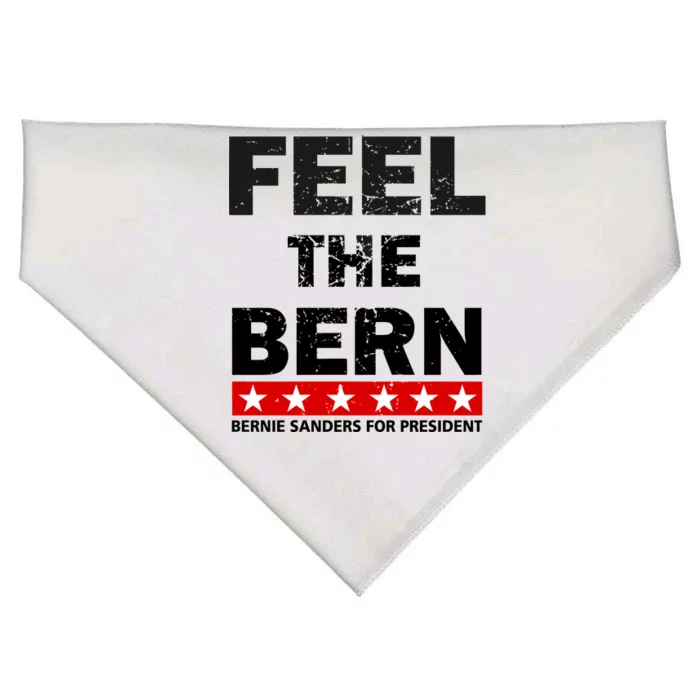 Feel The Bern Bernie Sanders USA-Made Doggie Bandana