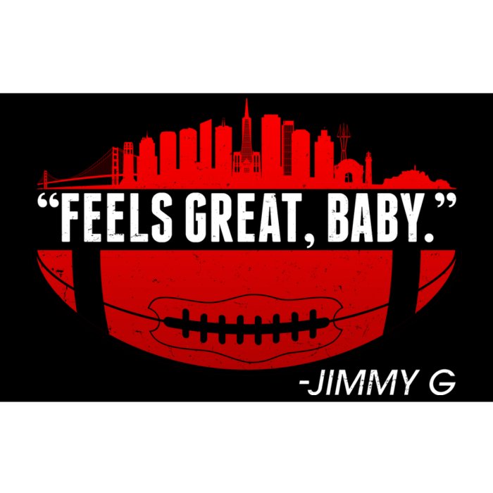 Feels Good Baby Jimmy G San Francisco Football Bumper Sticker