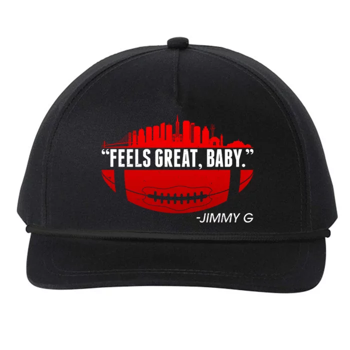 Feels Good Baby Jimmy G San Francisco Football Snapback Five-Panel Rope Hat