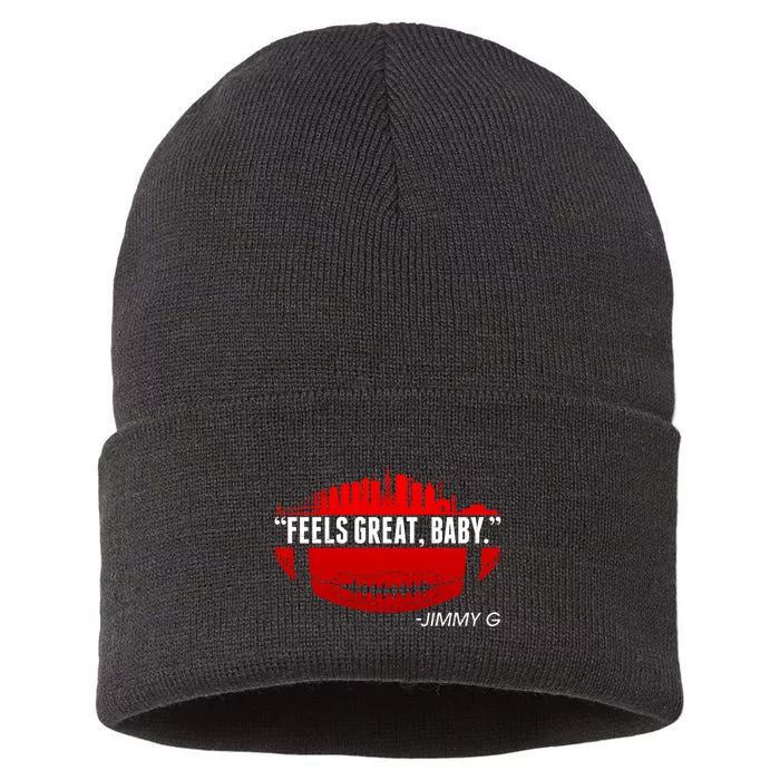 Feels Good Baby Jimmy G San Francisco Football Sustainable Knit Beanie