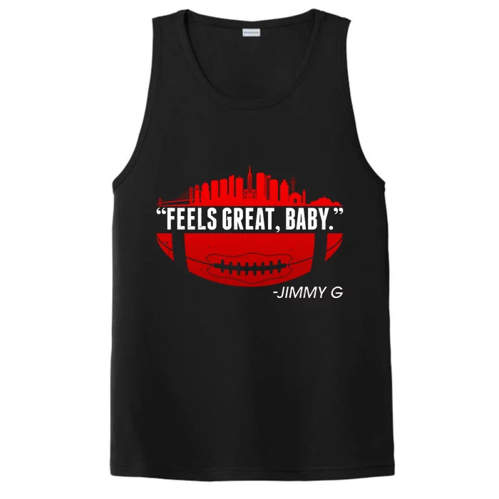 Feels Good Baby Jimmy G San Francisco Football Performance Tank