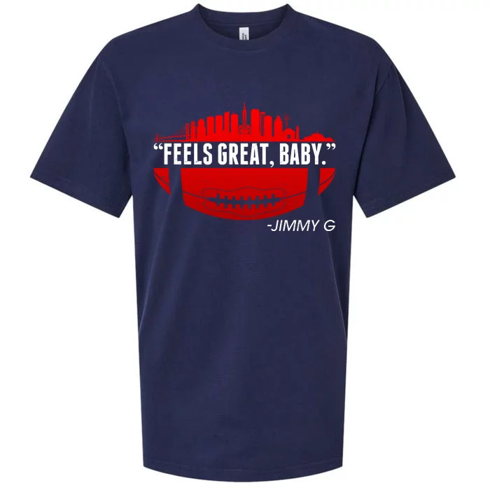 Feels Good Baby Jimmy G San Francisco Football Sueded Cloud Jersey T-Shirt