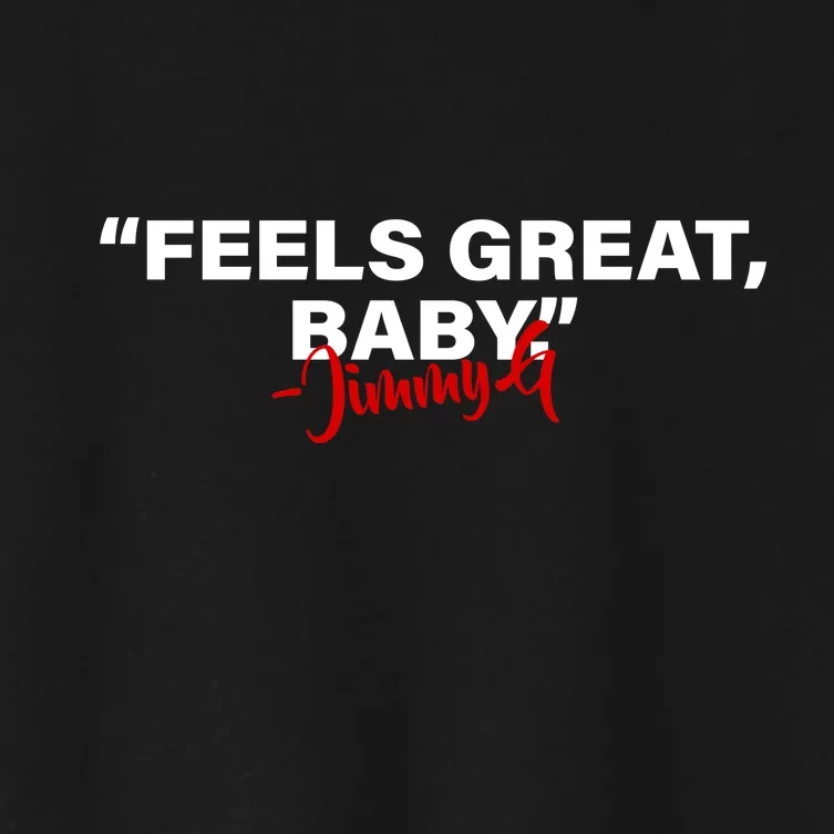 Feels Great Baby Jimmy G Women's Crop Top Tee