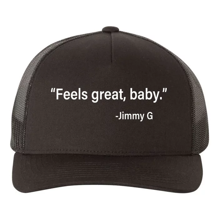 Feels Great Baby Jimmy G Football San Francisco Yupoong Adult 5-Panel Trucker Hat