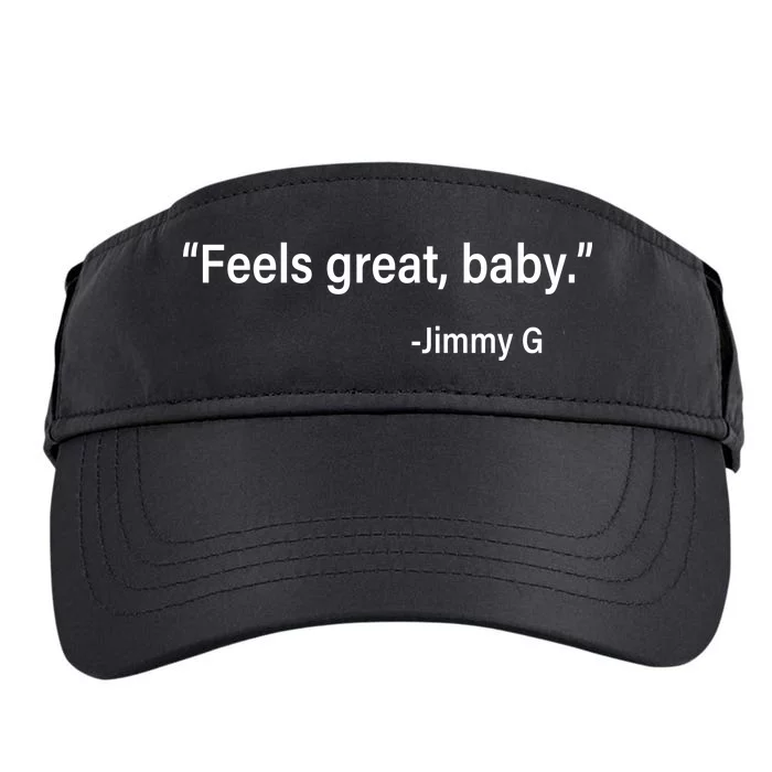 Feels Great Baby Jimmy G Football San Francisco Adult Drive Performance Visor