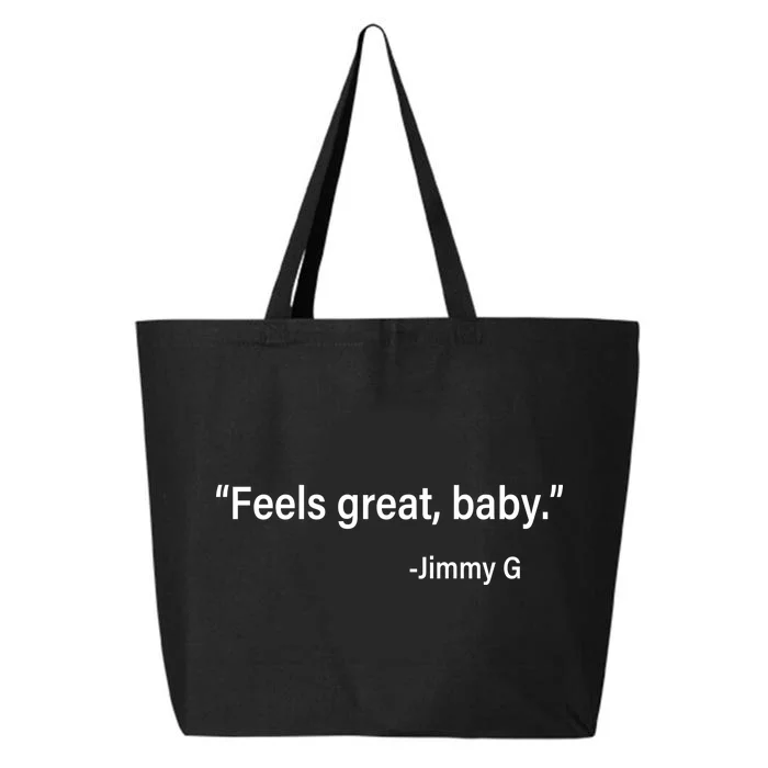 Feels Great Baby Jimmy G Football San Francisco 25L Jumbo Tote