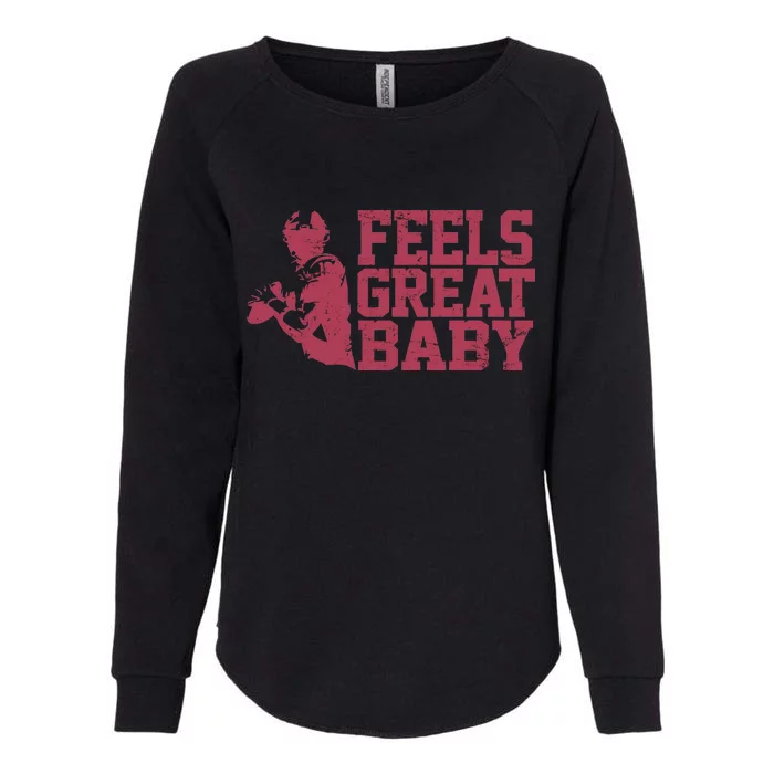 Feels Great Baby Jimmy G Football Vintage Womens California Wash Sweatshirt