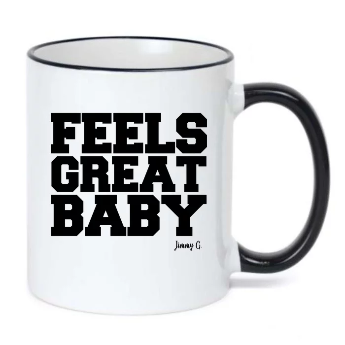 Feels Great Baby Jimmy G Funny Football Black Color Changing Mug