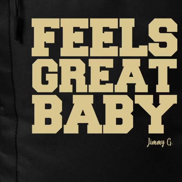 Feels Great Baby Jimmy G Funny Football Daily Commute Backpack