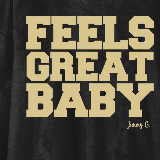 Feels Great Baby Jimmy G Funny Football Hooded Wearable Blanket