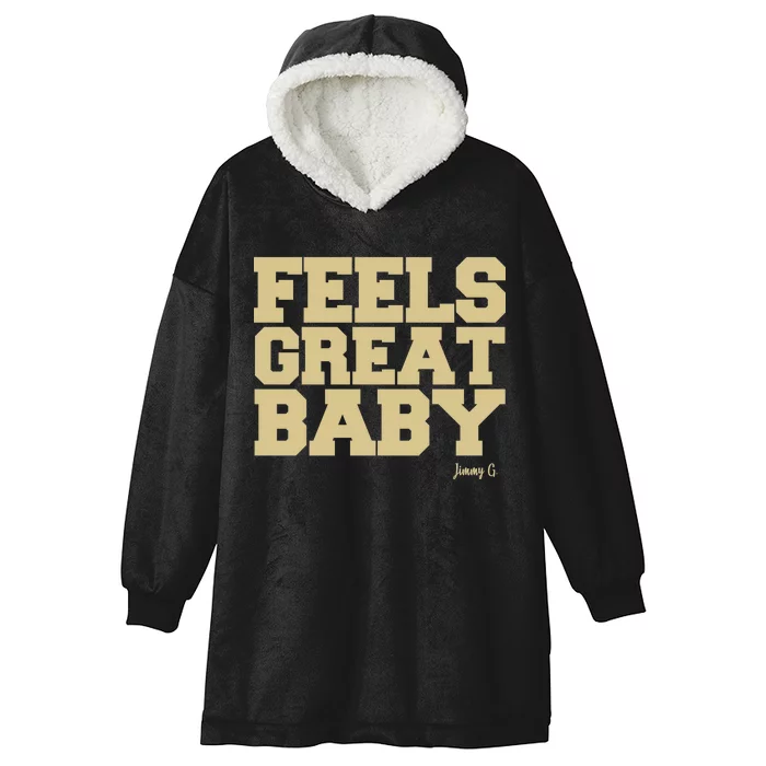 Feels Great Baby Jimmy G Funny Football Hooded Wearable Blanket