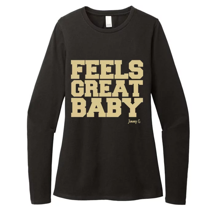 Feels Great Baby Jimmy G Funny Football Womens CVC Long Sleeve Shirt