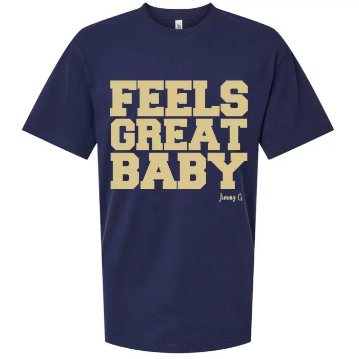 Feels Great Baby Jimmy G Funny Football Sueded Cloud Jersey T-Shirt