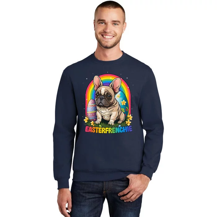 Funny Easter French Bulldog Easterfrenchie Cute Frenchie Dog Sweatshirt