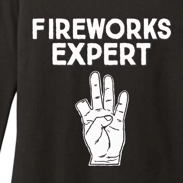 Fireworks Expert Funny Fireworks Expert Womens CVC Long Sleeve Shirt