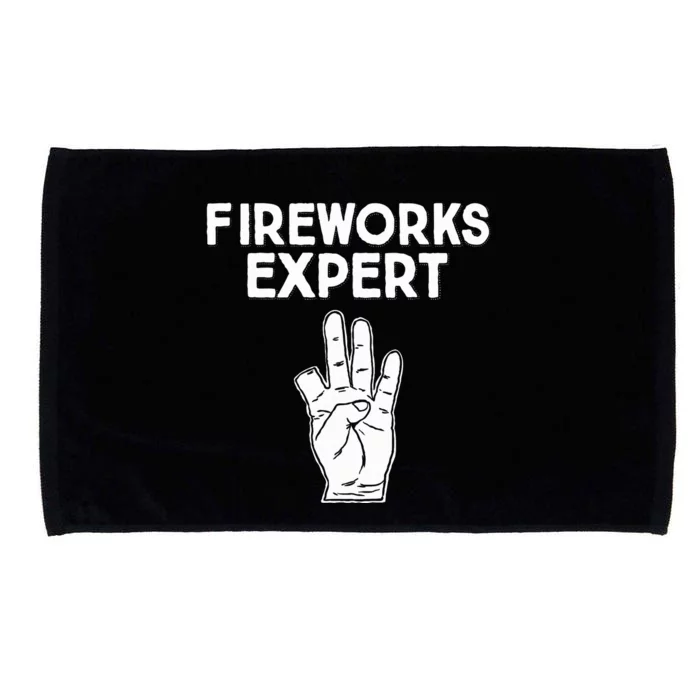 Fireworks Expert Funny Fireworks Expert Microfiber Hand Towel