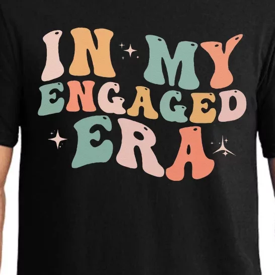 Funny Engagement Fiance In My Engaged Era Bachelorette Party Pajama Set